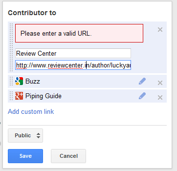 Adding Review Center as Contributor in Google Plus Profile Adding Review Center as Contributor in Google Plus Profile