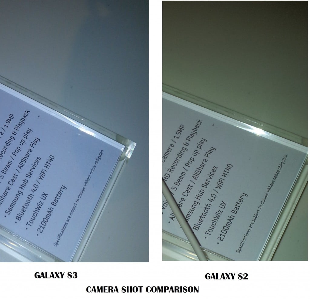Samsung Galaxy S3 And S2 Camera Shot Comparison