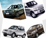 Duster, Scorpio, Safari And Ertiga Collage