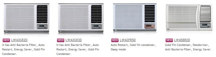 LG Window Air Conditioner Collection 2