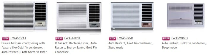 LG Window Air Conditioner Collection 3