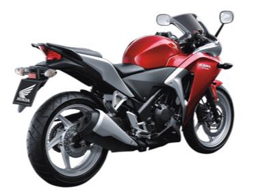 HONDA CBR 250R CANDY RUBY RED