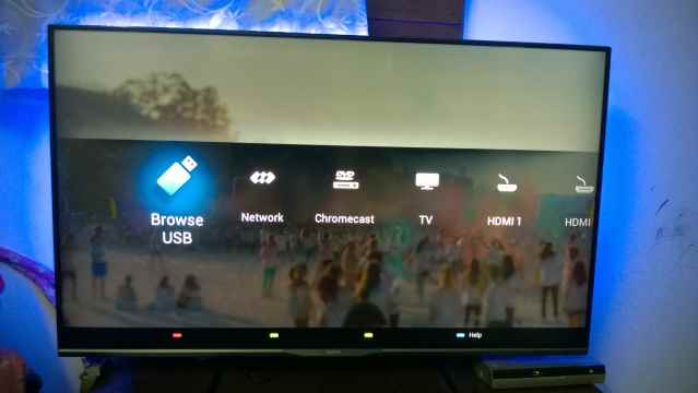 Philips Ambilight TV Interface