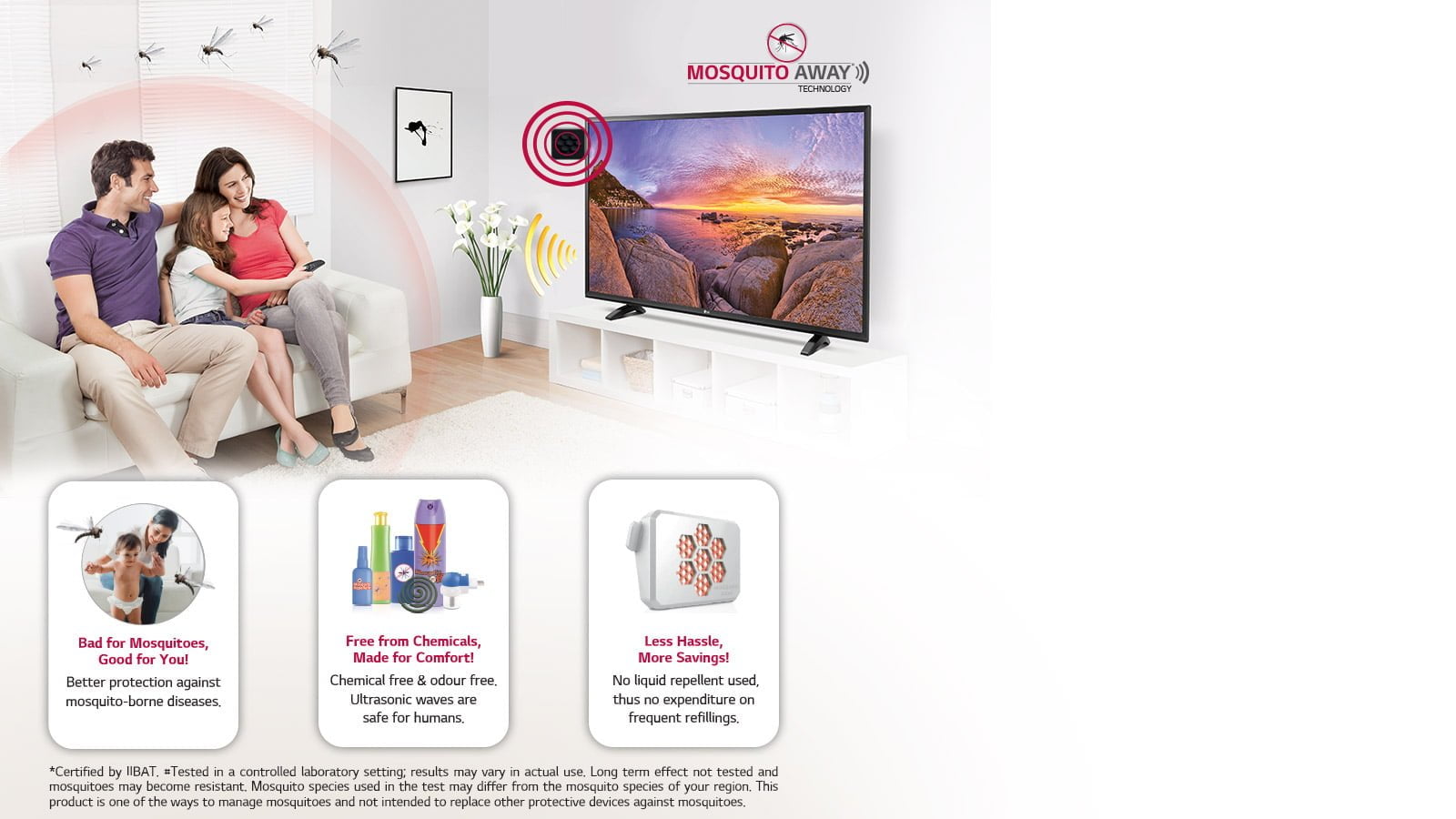 LG Mosquito Away Feature in LED TV