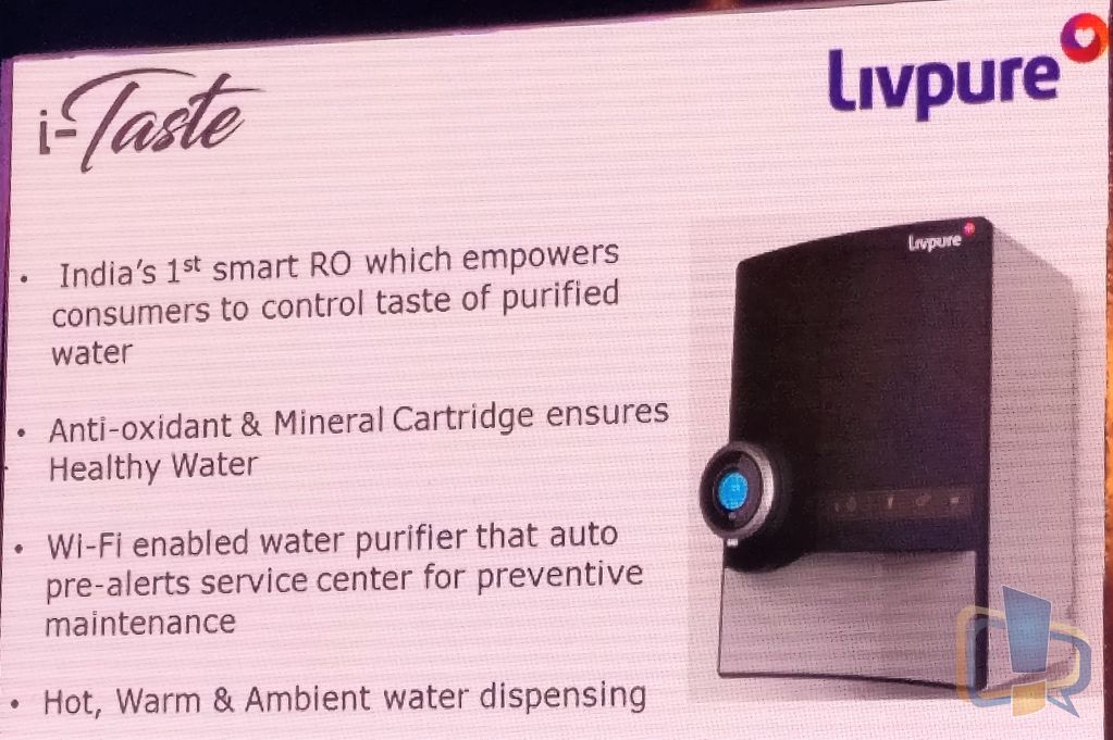 Livpure i-taste purifier