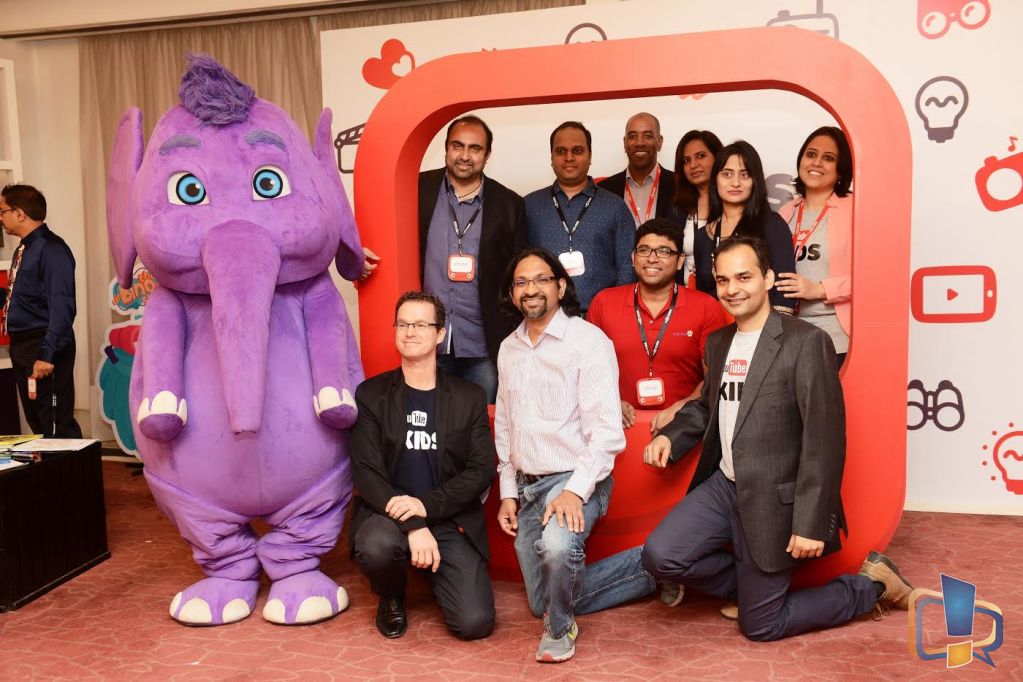 (Left to Right): Don Anderson, Head of Kids & Learning Partnerships, YouTube APAC, Balaji Srinivasan, Director of Engineering, YouTube, Malik Ducard, Global Head of Family & Learning, YouTube & Aman Dayal Partnerships Manager, YouTube Kids & Learning at the launch of YouTube Kids in India