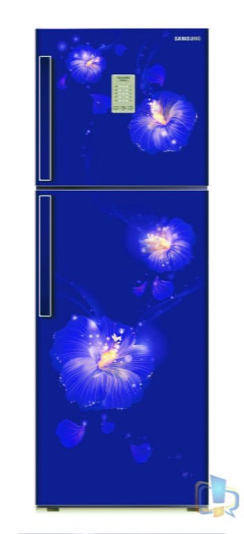 Samsung 2 Door Rose Mallow Blue Refrigerator