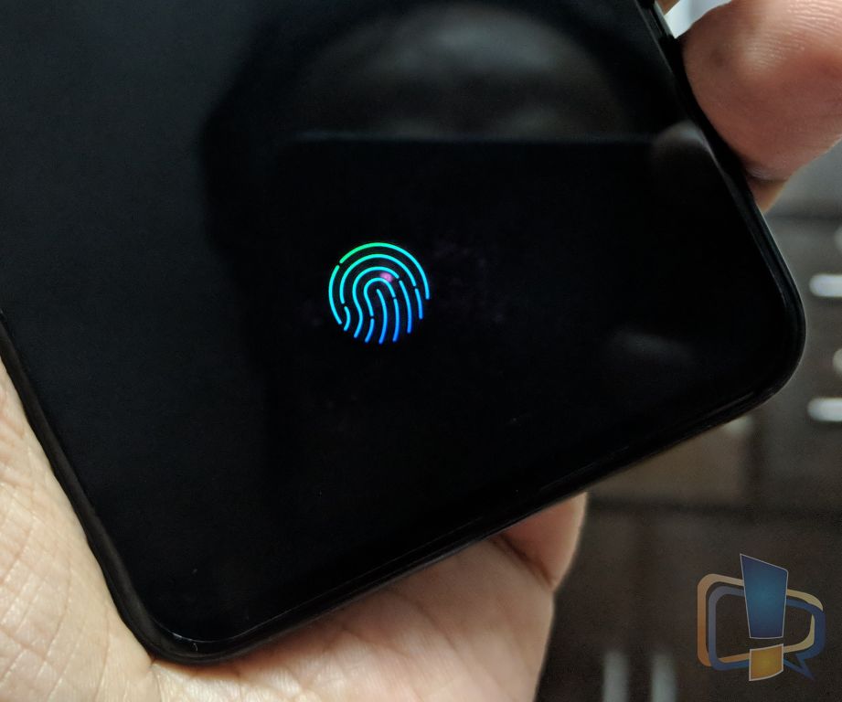 Vivo V11 Pro In-Display fingerprint Prompt