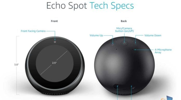 Echo Spot Tech Specs