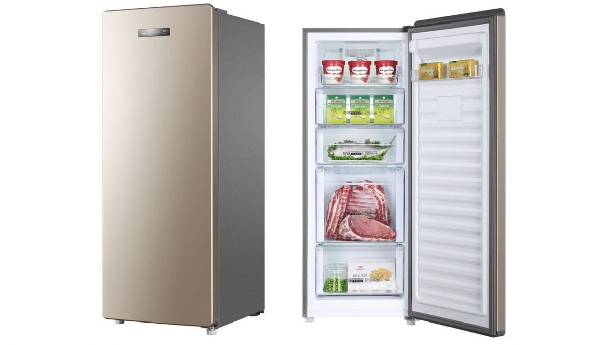 haier 168l vertical freezer