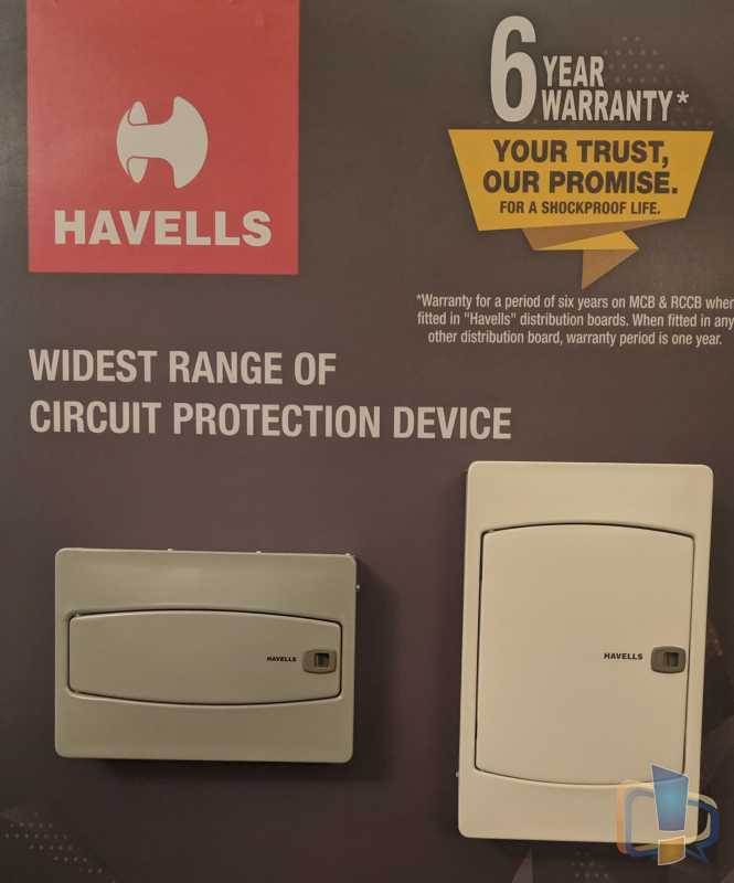 Havells RCCB Warranty