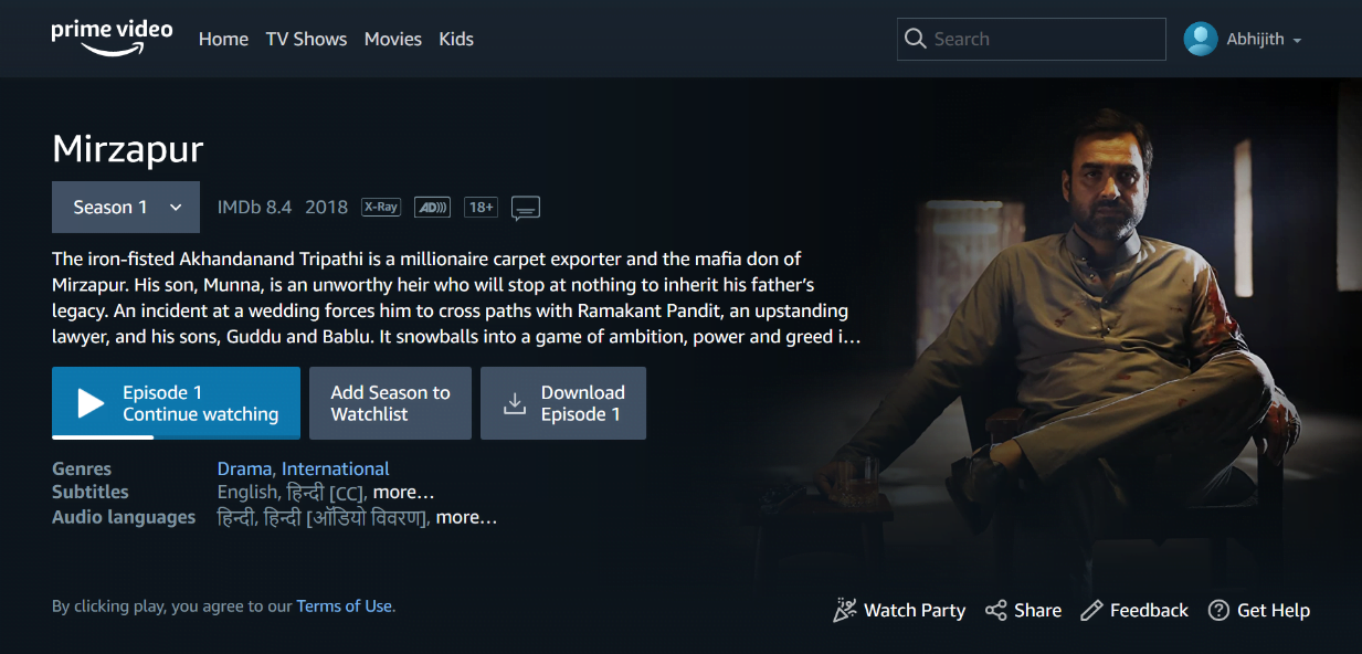 Prime Video Rolls Out New Watch Party Feature In India