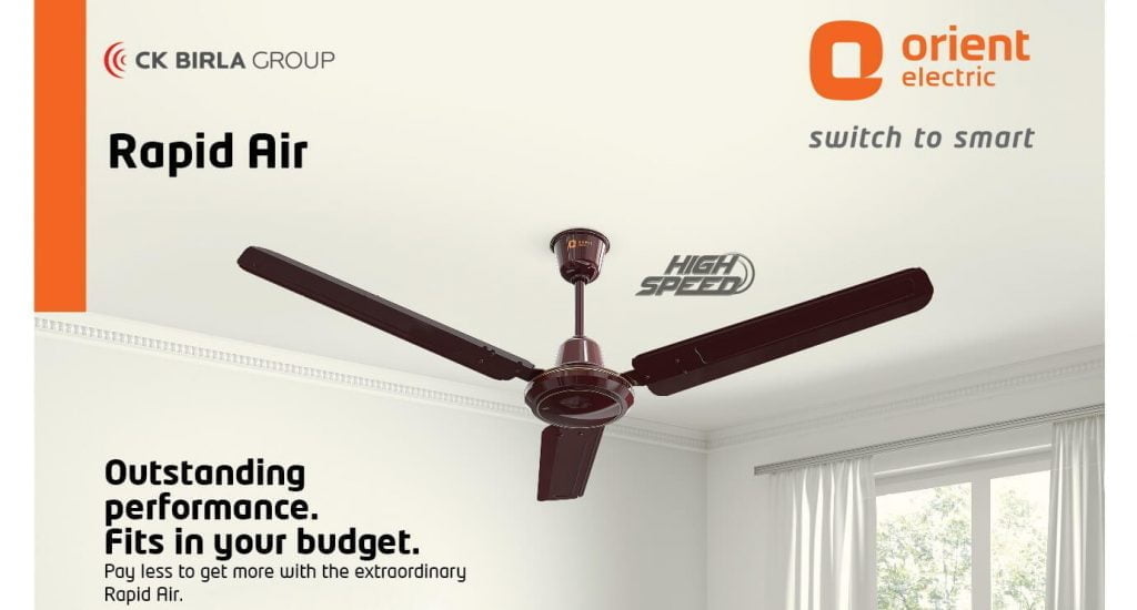 Orient Rapid Air High-Speed Ceiling Fan Orient Rapid Air High-Speed Ceiling Fan