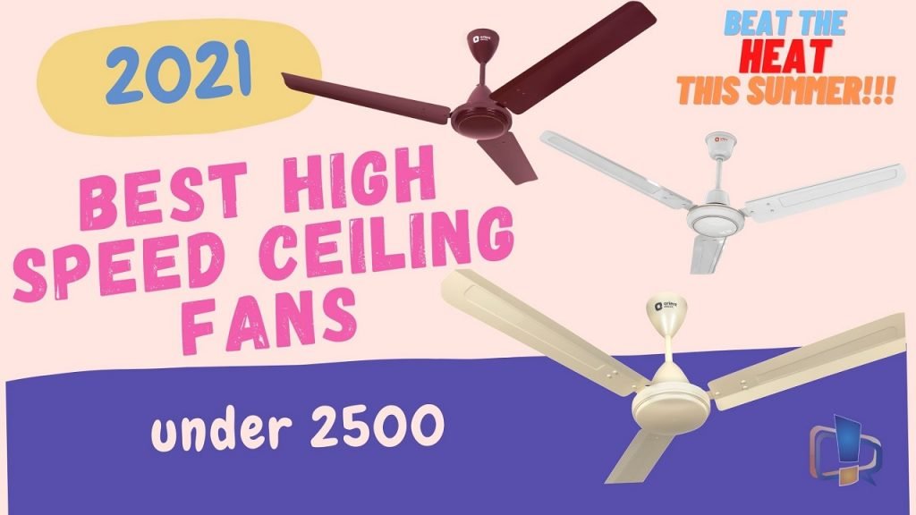 ceiling fan under 2500