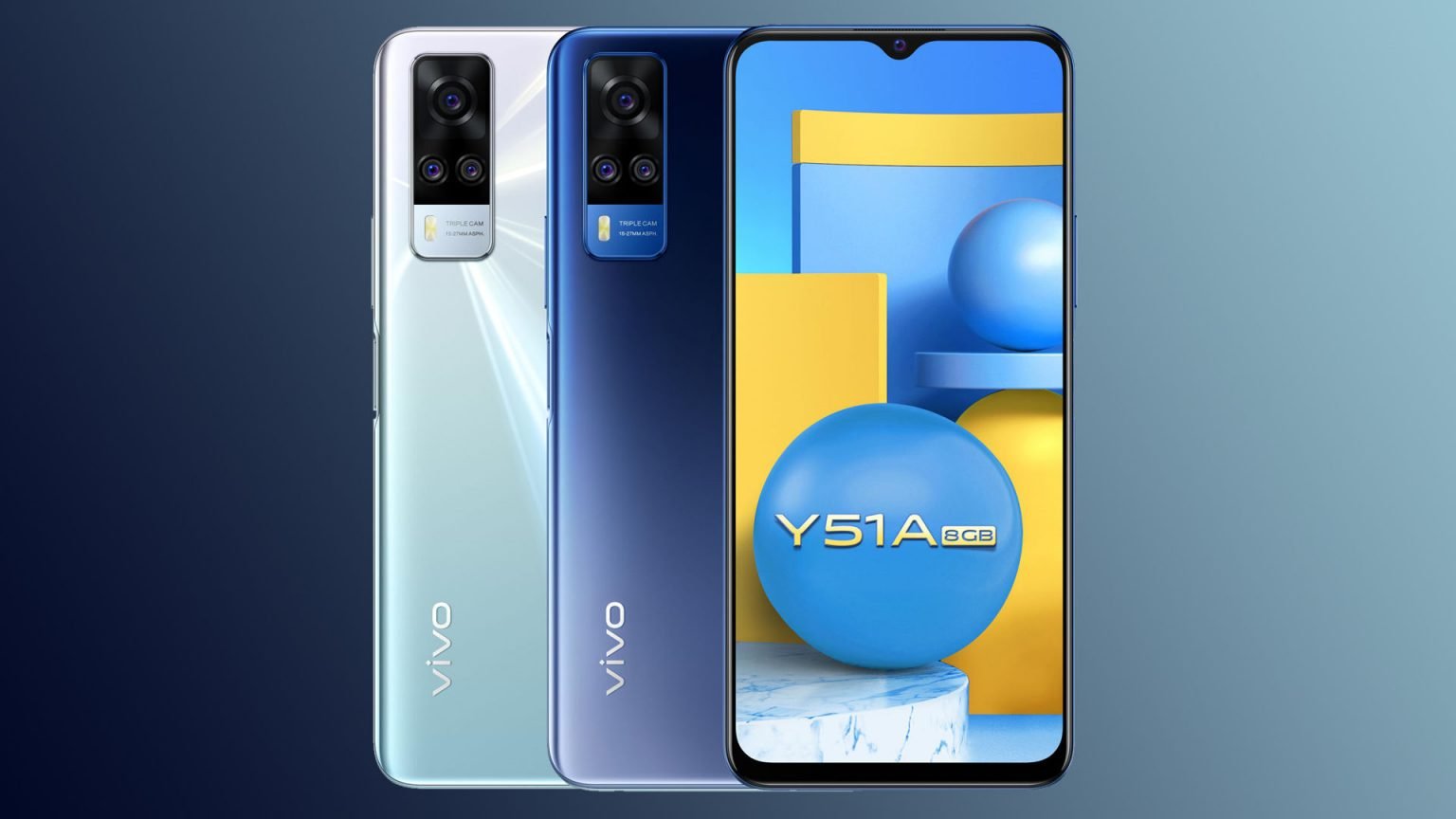 Vivo Y51A With Triple Camera, 8GB RAM & 128GB ROM Launched for Rs 17,990