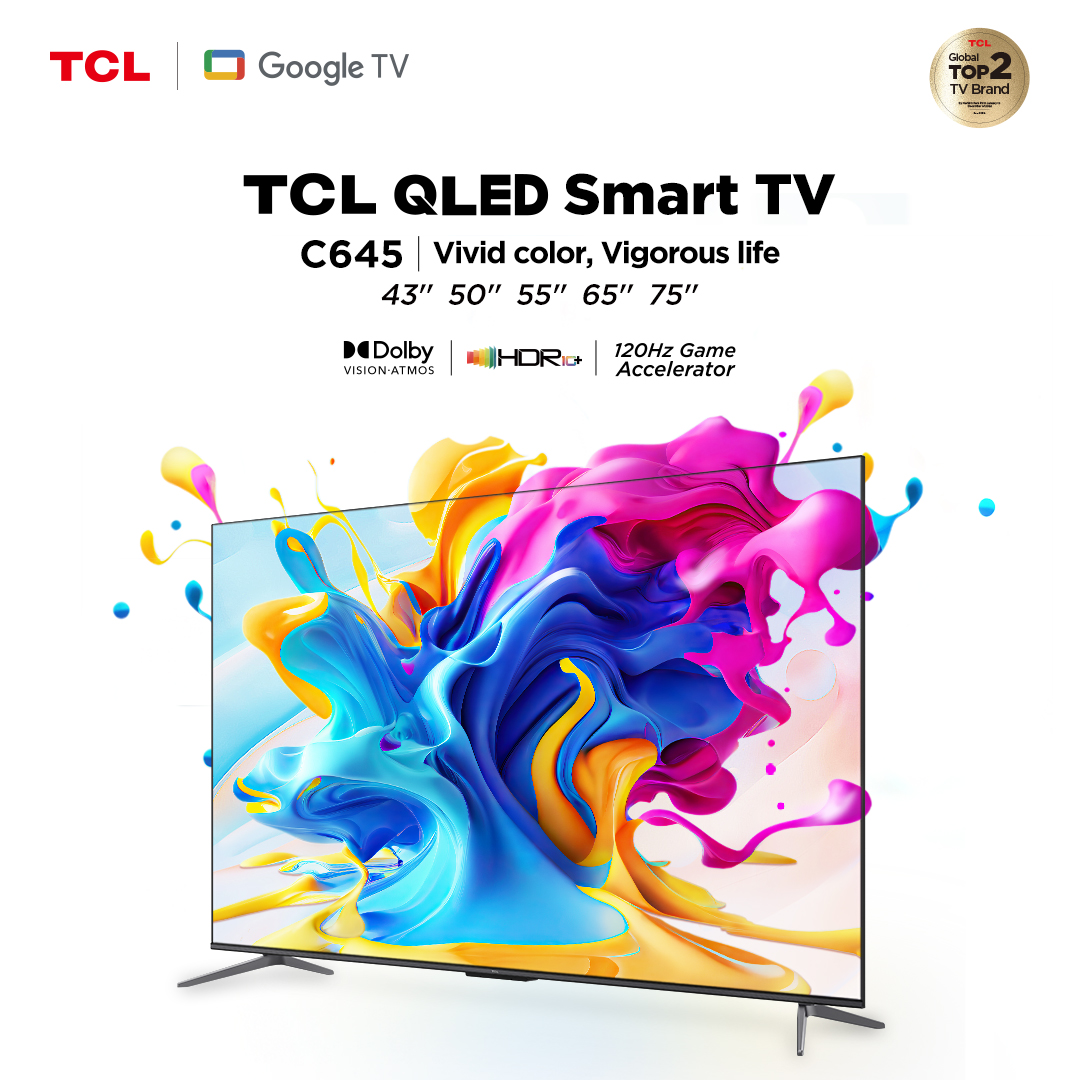 Unveiling TCL C645: The Ultimate 4K QLED TV with Google TV OS, Quantum Dot Technology, and Dolby Vision & Atmos in India