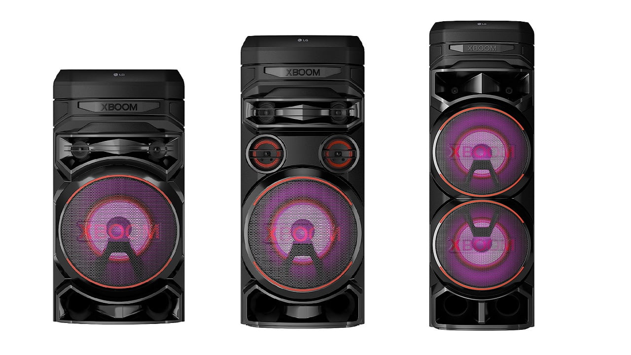 XBOOM Range from LG - RNC5, RNC7 and RNC9