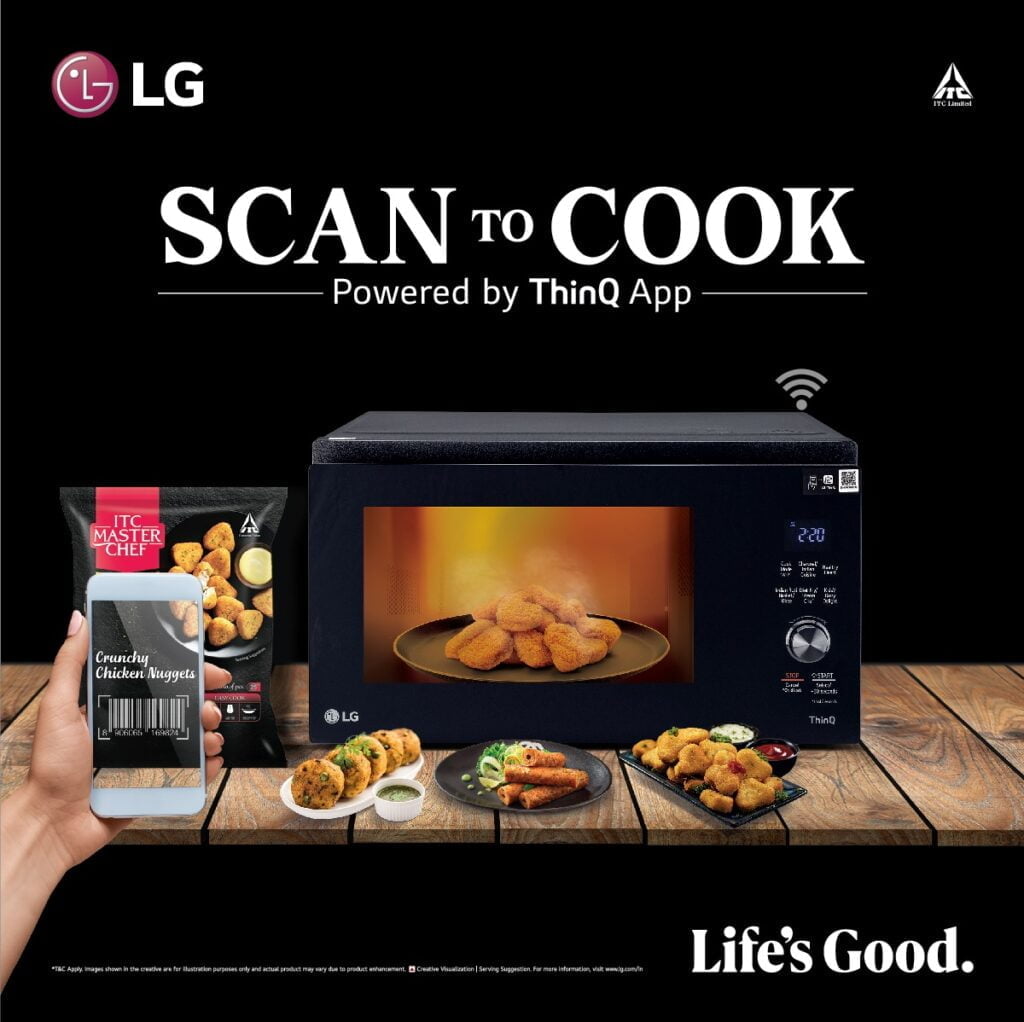 LG and ITC Launch Smart Microwave Ovens with Scan to Cook, Heart