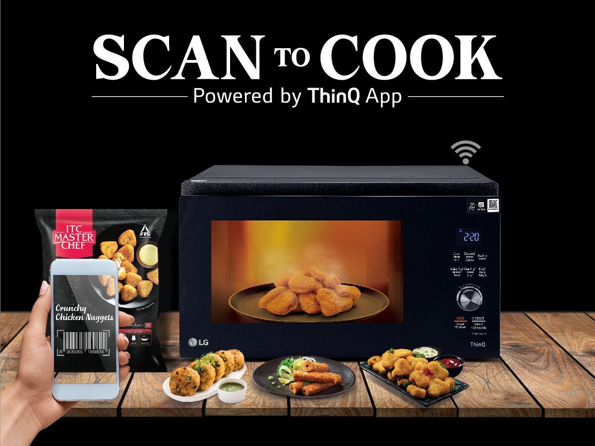 LG and ITC Launch Smart Microwave Ovens with Scan to Cook, Heart-Healthy Recipes, and Diet Fry Feature