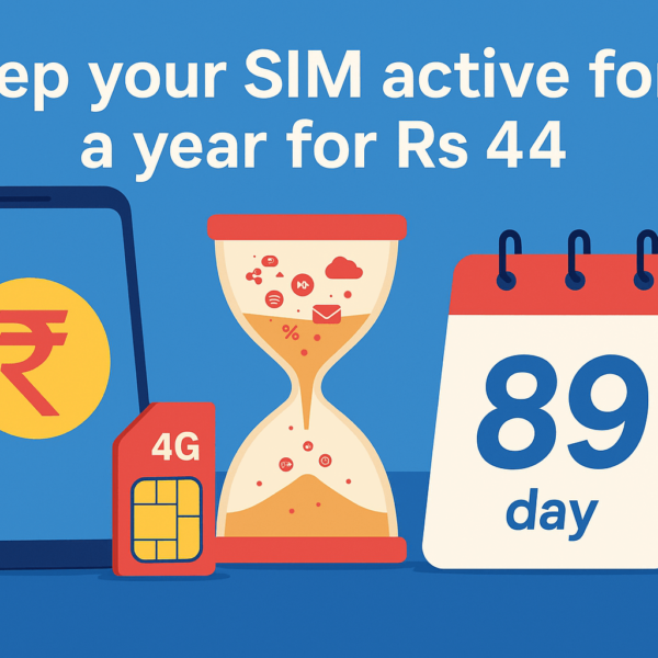 Keep Your Jio Prepaid SIM Alive for an Entire Year With Just Rs 44